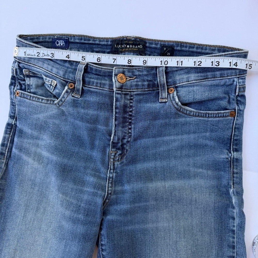 Woman’s Lucky Brand🍀 Denim Jeans Ava Super Skinny Size 8/29​​ - Picture 8 of 11